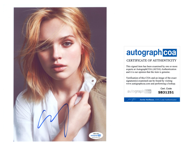 Odessa Young Signed Autographed 8x10 Photo Assassination Nation Actress ACOA COA