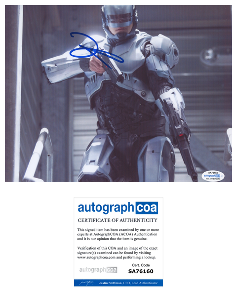 Joel Kinnaman Signed Autographed 8x10 Photo Suicide Squad Actor ACOA COA
