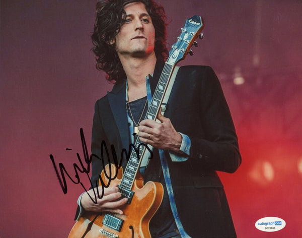 Nick Valensi The Strokes Signed Autograph 8x10 Photo Guitarist ACOA COA