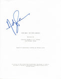 Andy Serkis Signed Autographed STAR WARS THE FORCE AWAKENS Script COA