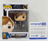 Eddie Redmayne Signed Funko Pop Fantastic Beasts Newt Scamander Autograph ACOA