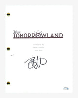 Britt Robertson Signed Autographed Tomorrowland Movie Script Transcript ACOA COA