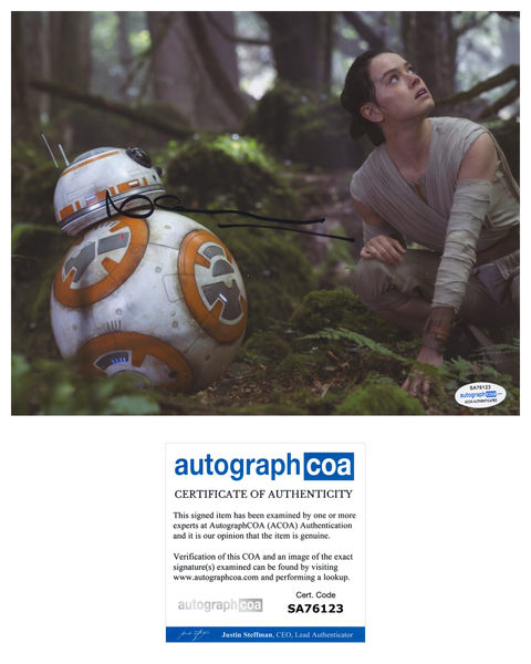 Neal Scanlan Signed Autographed 8x10 Photo Star Wars The Force Awakens ACOA COA