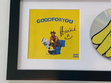 Amine Signed Autographed Good For You Framed CD Booklet Display Rapper COA