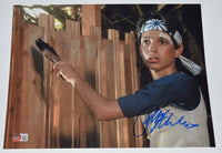 Ralph Macchio Signed Autographed 11x14 Photo The Karate Kid Beckett BAS COA