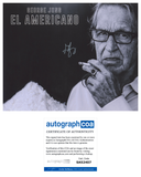 George Jung Signed Autograph 8x10 Photo Blow Movie El Americano ACOA COA