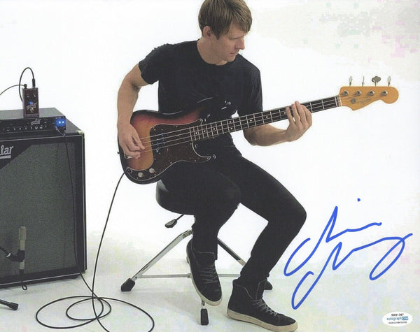 Chris Chaney Signed Autographed 11x14 Photo Jane's Addiction Bassist ACOA COA