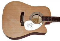 Brendon Urie Signed Full Size Acoustic Guitar Panic At The Disco ACOA COA