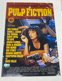 Quentin Tarantino Signed Autographed Pulp Fiction 11x17 Movie Poster Beckett COA