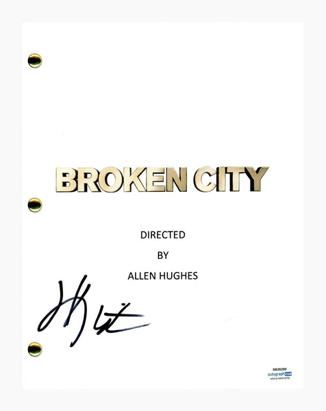 Jeffrey Wright Signed Autographed Broken City Movie Script Screenplay ACOA COA