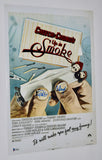 Cheech Marin & Tommy Chong Signed 12x18 Poster Up In Smoke Beckett BAS COA