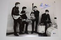 Pete Best Signed Autographed 11x14 Photo THE BEATLES Drummer BAS Beckett COA