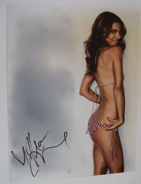 Maria Menounous Signed Autographed 11x14 Photo Hot Sexy Bikini Pose COA VD
