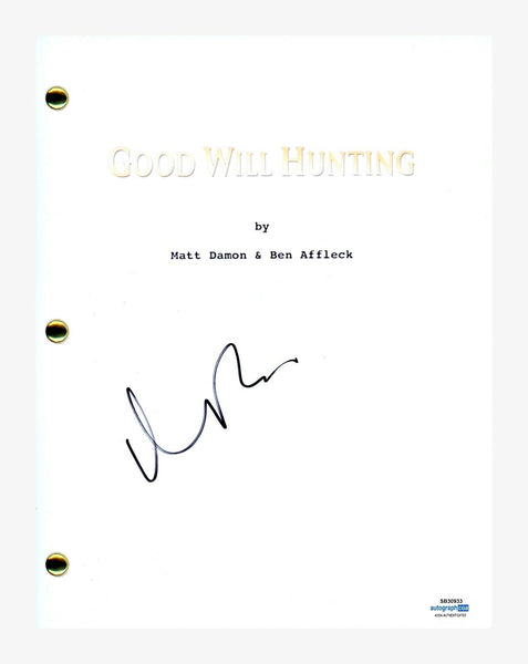 Matt Damon Signed Autographed Good Will Hunting Script Full Screenplay ACOA COA