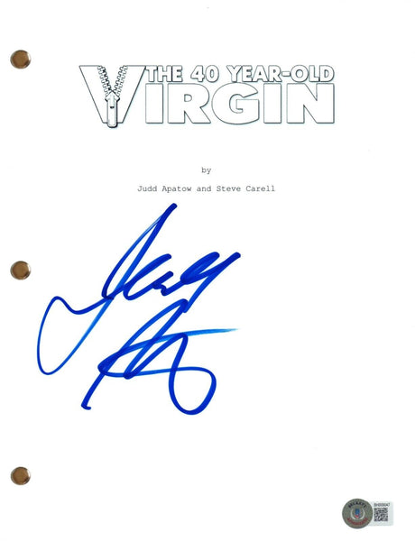 Judd Apatow Signed Autograph 40 Year Old Virgin Full Movie Script Beckett COA