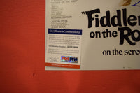 John Williams Signed Autographed Fiddler on the Roof 12x18 Poster PSA/DNA COA