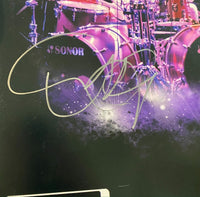 Danny Carey Tool Signed Autograph 11x14 Photo Drummer Tool Band Beckett COA