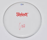 Corey Taylor Signed Autographed 12" Drumhead Slipknot Proof Beckett Witness COA