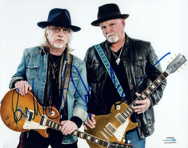 Brad Whitford & Derek St. Holmes Signed Autographed 8x10 Photo ACOA COA