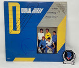 Roger Taylor Signed Duran Duran Is There Something I Should Vinyl LP Beckett COA