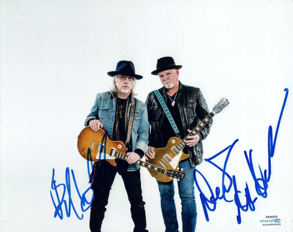 Brad Whitford & Derek St. Holmes Signed Autographed 8x10 Photo ACOA COA