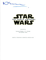Neal Scanlan Signed Autographed STAR WARS THE FORCE AWAKENS Movie Script COA