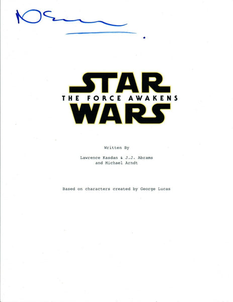 Neal Scanlan Signed Autographed STAR WARS THE FORCE AWAKENS Movie Script COA