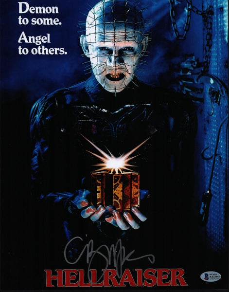 Clive Barker Signed Autograph 11x14 Photo Poster Hellraiser Horror Beckett COA