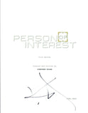 Kevin Chapman Signed Autographed PERSON OF INTEREST Pilot Script COA VD