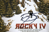 Dolph Lundgren Signed Autograph Rocky IV 4 Movie Poster 12x18 Photo Beckett COA