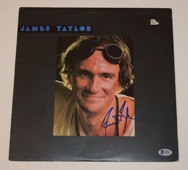 James Taylor Signed Autographed DAD LOVES HIS WORK Record Album Beckett BAS COA