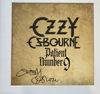 Ozzy Osbourne Signed Autograph Patient Number 9 CD Framed Black Sabbath COA