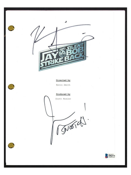 Kevin Smith Jason Mewes Signed JAY AND SILENT BOB STRIKE BACK Script Beckett COA