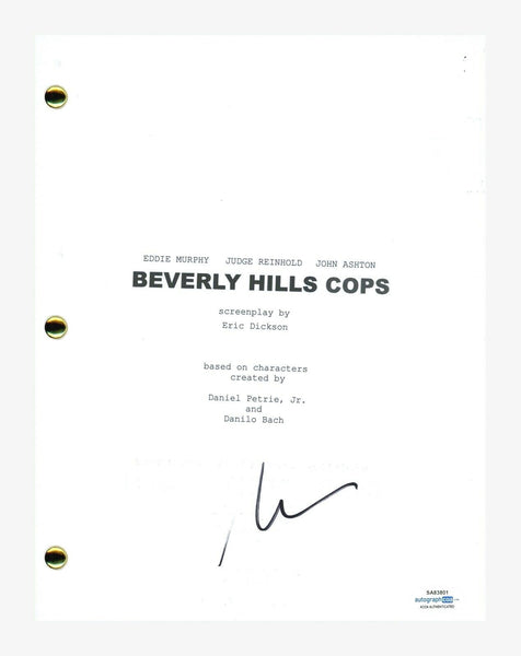 Martin Brest Signed Autographed Beverly Hills Cop Movie Script Director ACOA COA