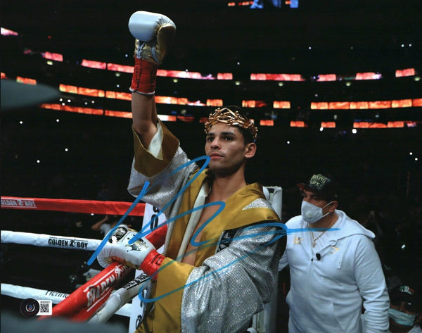 Ryan Garcia Signed Autographed 11x14 Photo Kingry Boxer Boxing Beckett COA