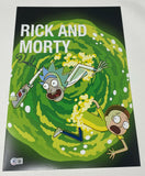 Dan Harmon Signed Autograph 12x18 Poster Photo Rick & Morty Creator Beckett COA