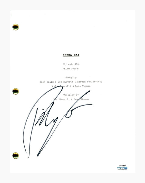 Peyton List Signed Autographed Cobra Kai King Cobra Episode 306 Script ACOA COA