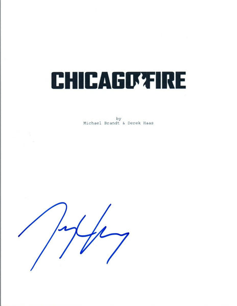 Taylor Kinney Signed Autographed CHICAGO FIRE Pilot Episode Script COA