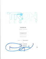 Joseph Kosinski Signed Autographed TRON LEGACY Movie Script COA