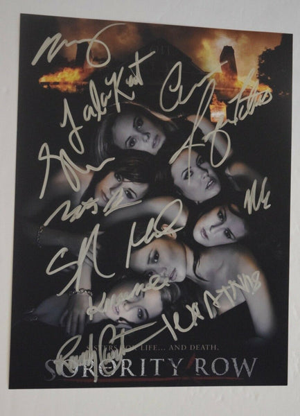 Sorority Row The Row 2018 Movie Cast Signed Autographed 11x14 Photo by 11 COA