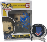 Post Malone Signed Autographed Funko Pop Rocks Figure #253 Beckett COA