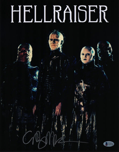 Clive Barker Signed Autograph 11x14 Photo Poster Hellraiser Horror Beckett COA