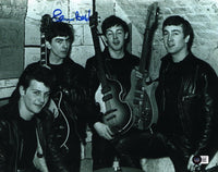 Pete Best The Beatles Signed Autographed 11x14 Photo Drummer Beckett COA