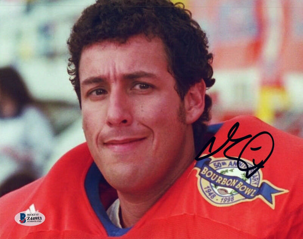 Adam Sandler Signed Autograph 8x10 Photo The Waterboy Bobby Boucher Beckett COA