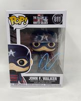 Wyatt Russell Signed Funko Pop The Falcon & Winter Soldier John Walker ACOA COA