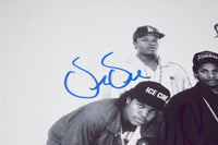 NWA N.W.A. Signed Autographed 11X14 Photo by 3 MC REN DR. DRE & ICE CUBE BAS COA
