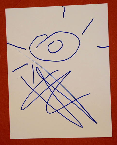 Eric Wilson Bassist of Sublime Hand Drawn Signed Autographed Sublime Logo Sketch