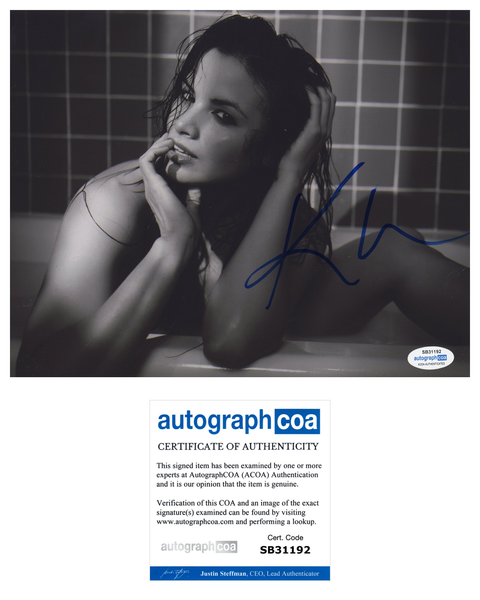 Katrina Law Signed Autographed 8x10 Photo Spartacus Arrow Actress ACOA COA