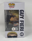 Guy Fieri Signed Autographed Funko Pop Figure #49 Flavortown Chef Beckett COA