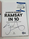 Gordon Ramsay Signed Autographed Ramsay In 10 Hardcover Book Chef Beckett COA
